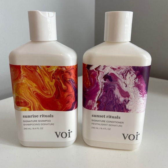Voir shampoo and conditioner